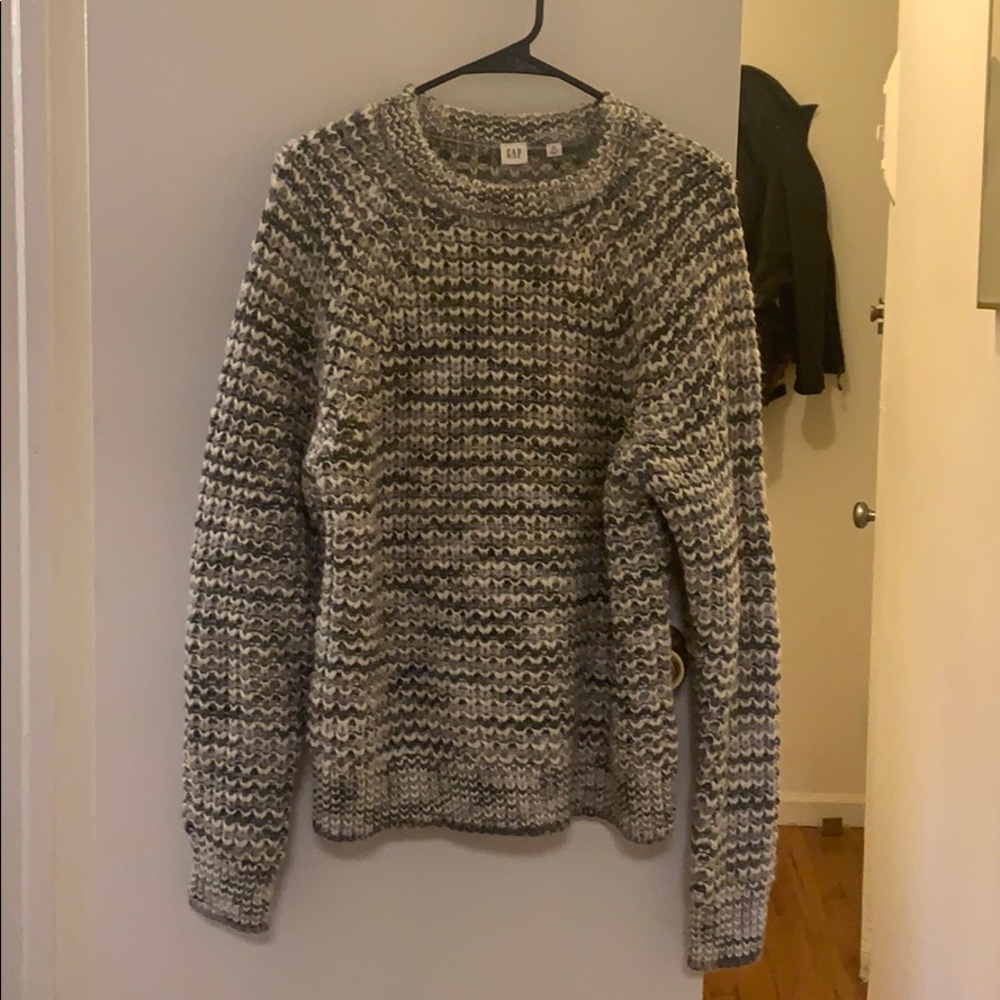 Grey Marled Sweater